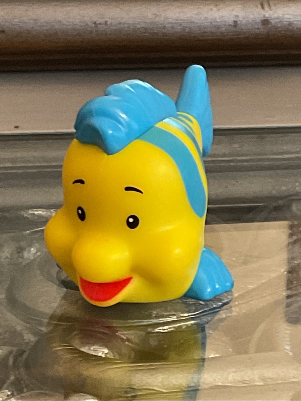 Little People Flounder Little Mermaid Yellow and Blue Fish Play Figure
